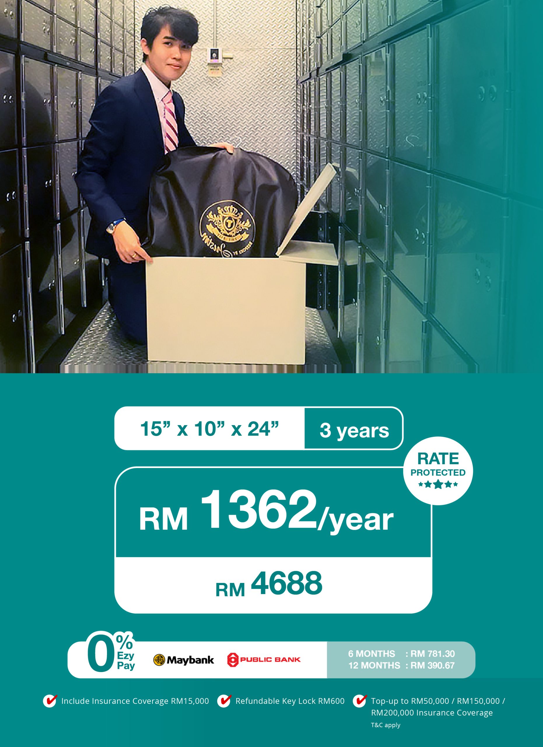 Biggest Fortune Extra Large Safe Deposit Box